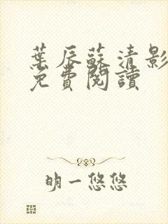 叶辰苏清影全文免费阅读