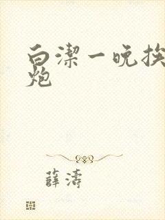 白洁一晚挨十二炮