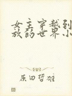 女主穿越到很开放的世界小说