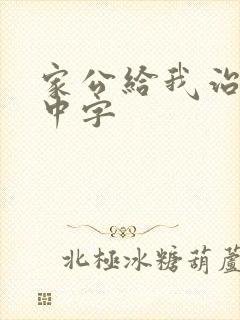 家公给我治疗5中字