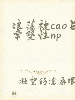 浪荡被cao日常双性np