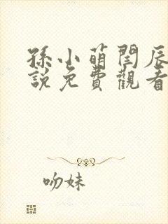 孙小萌闫辰的小说免费观看