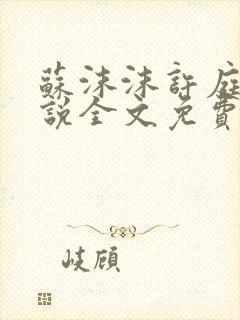 苏沫沫许庭川小说全文免费阅读