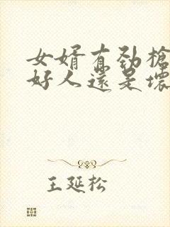 女婿有劲枪枪是好人还是坏人