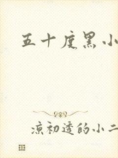 五十度黑小说