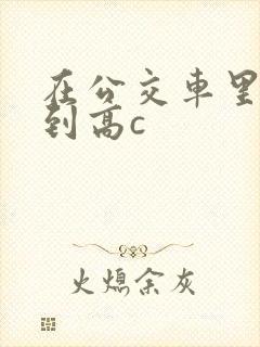 在公交车里c弄到高c