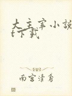 大主宰小说txt下载