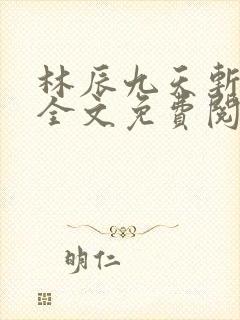 林辰九天斩神诀全文免费阅读笔趣阁