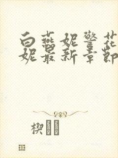 白燕妮警花白艳妮最新章节更新