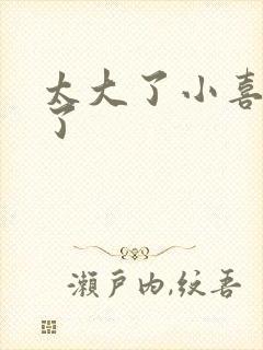 太大了小喜涨死了