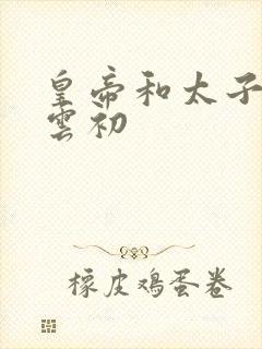 皇帝和太子妃h云初