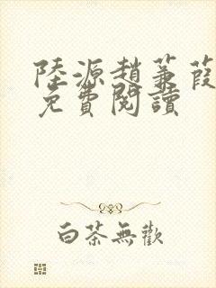 陆源赵蒹葭小说免费阅读