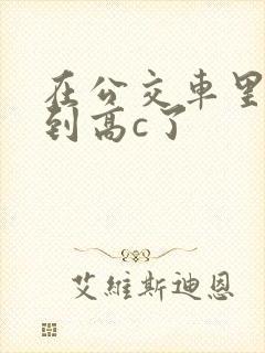 在公交车里c弄到高c了