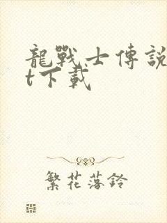 龙战士传说txt下载