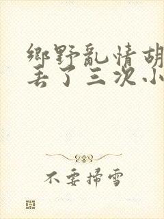 乡野乱情胡秀英丢了三次小说