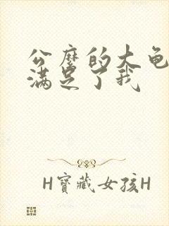 公么的大龟强大满足了我