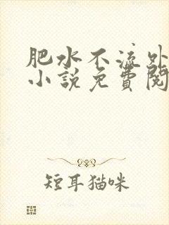 肥水不流外人田小说免费阅读