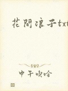 花间浪子txt