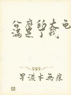 公么的大龟强大满足了我