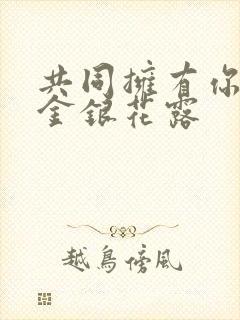 共同拥有你by金银花露