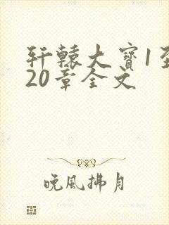 轩辕大宝1至720章全文