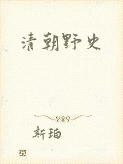 清朝野史