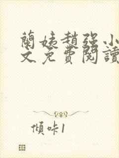 兰姨赵强小说全文免费阅读