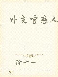 外交官恋人小说