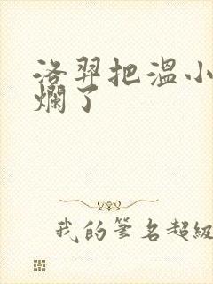 洛羿把温小辉做烂了