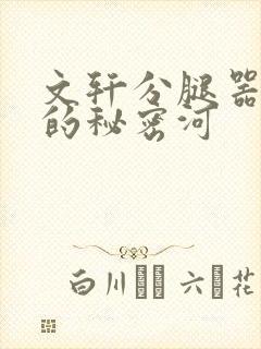 文轩分腿器河马的秘密河