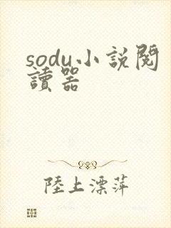 sodu小说阅读器