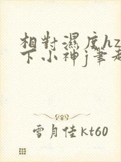 相对湿度hz在下小神j笔趣阁