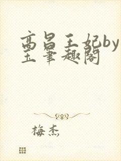 高昌王妃by黛玉笔趣阁