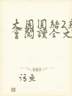 大团圆结2亲情会阅读全文