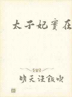 太子妃实在美丽