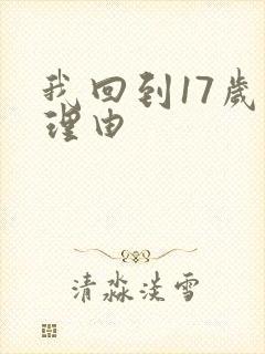 我回到17岁的理由