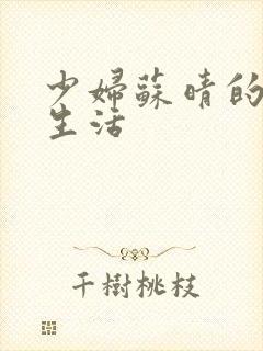 少妇苏晴的性荡生活