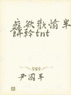 瘾欲欢愉半块小饼干tnt