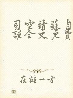 司空靖苏月汐小说全文免费阅读