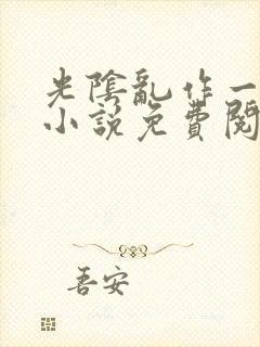 光阴乱作一团的小说免费阅读