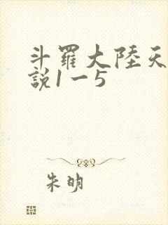 斗罗大陆天狂传说1一5