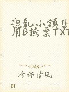 混乱小镇售票员用B检票TXT