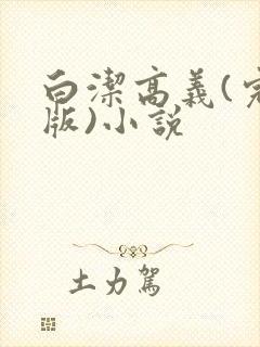 白洁高义(完整版)小说