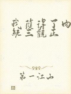 我获得了肉禽系统三观正