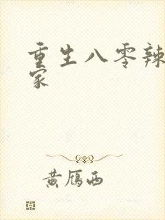 重生八零辣妻当家