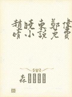 赵晓东郑伟吴雪晴小说免费阅读