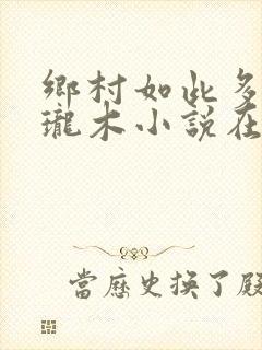 乡村如此多娇玲珑木小说在线阅读