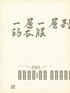 一层一层剥开你的衣服