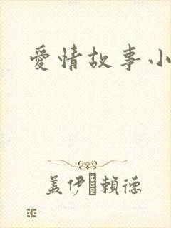 爱情故事小说