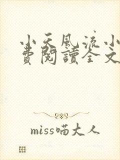 小天风流小说免费阅读全文最新章节